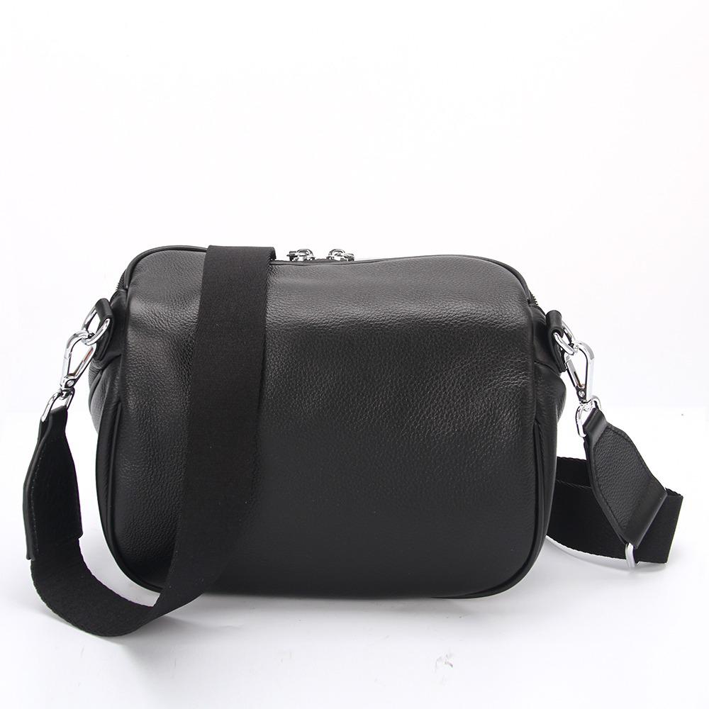 Roman Holiday Bag - Black/Black Strap/Silver