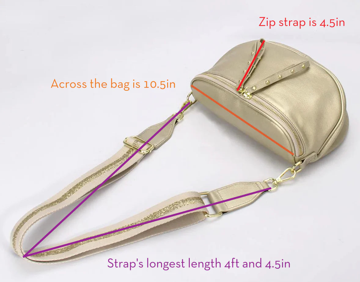 Roman Holiday Bag - Blush/Gold