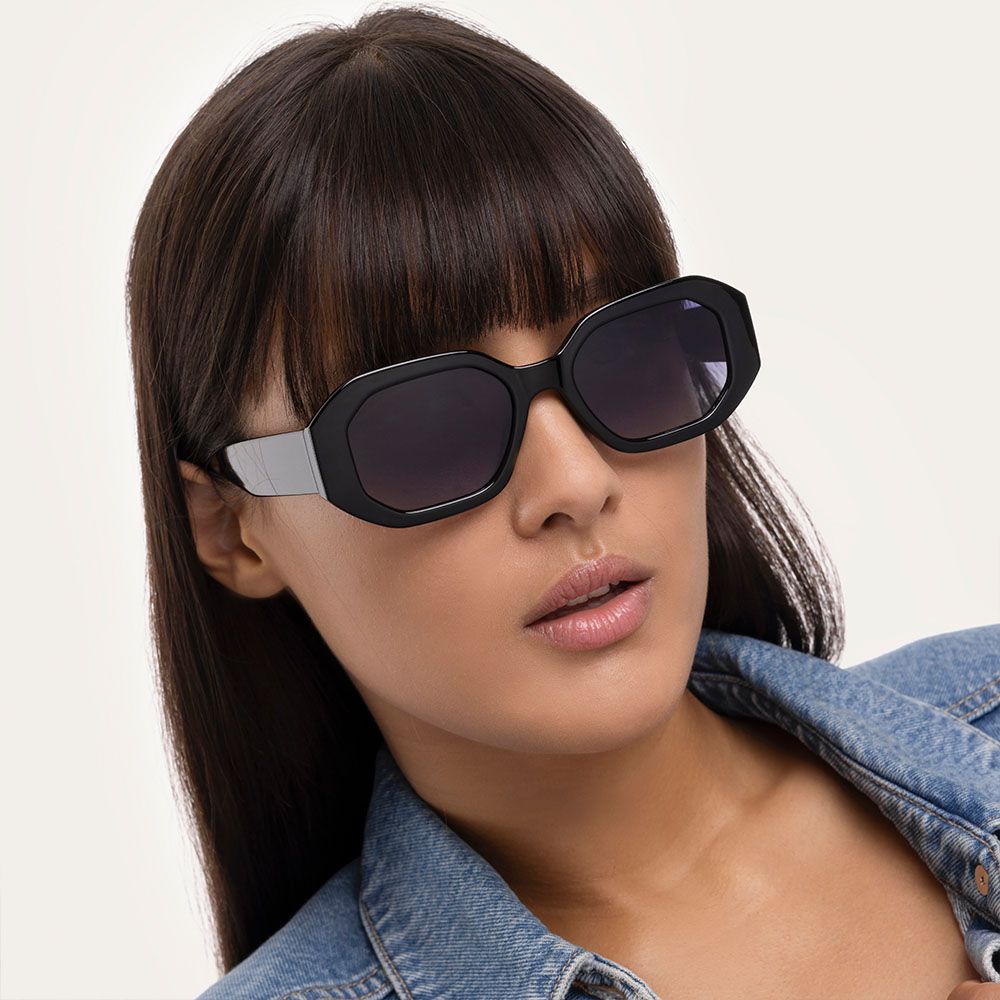 Vestopazzo San Francisco Sunglasses (S037) - Black/Black