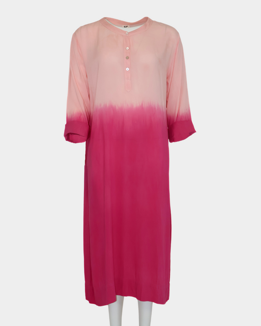 SC Algave Shift Dress - Pink Dip Dye