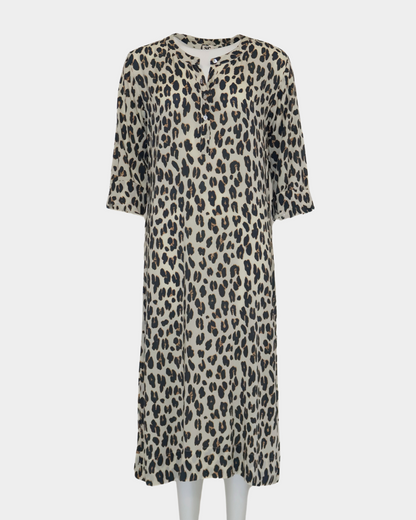 SC Algave Shift Dress - Leopard Print