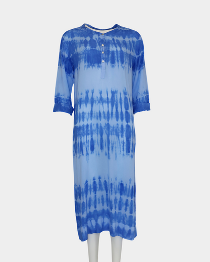 SC Algave Shift Dress - Ocean Blue Tie Dye