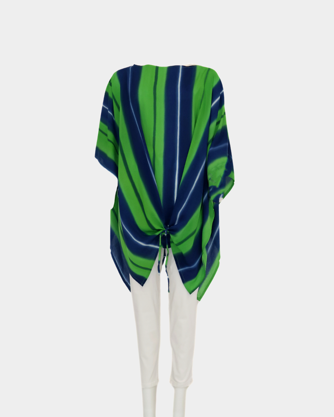 SC Hydra Long Line Top - Green/Navy Stripe