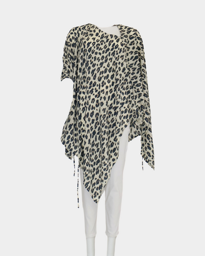 SC Hydra Long Line Top - Leopard Print