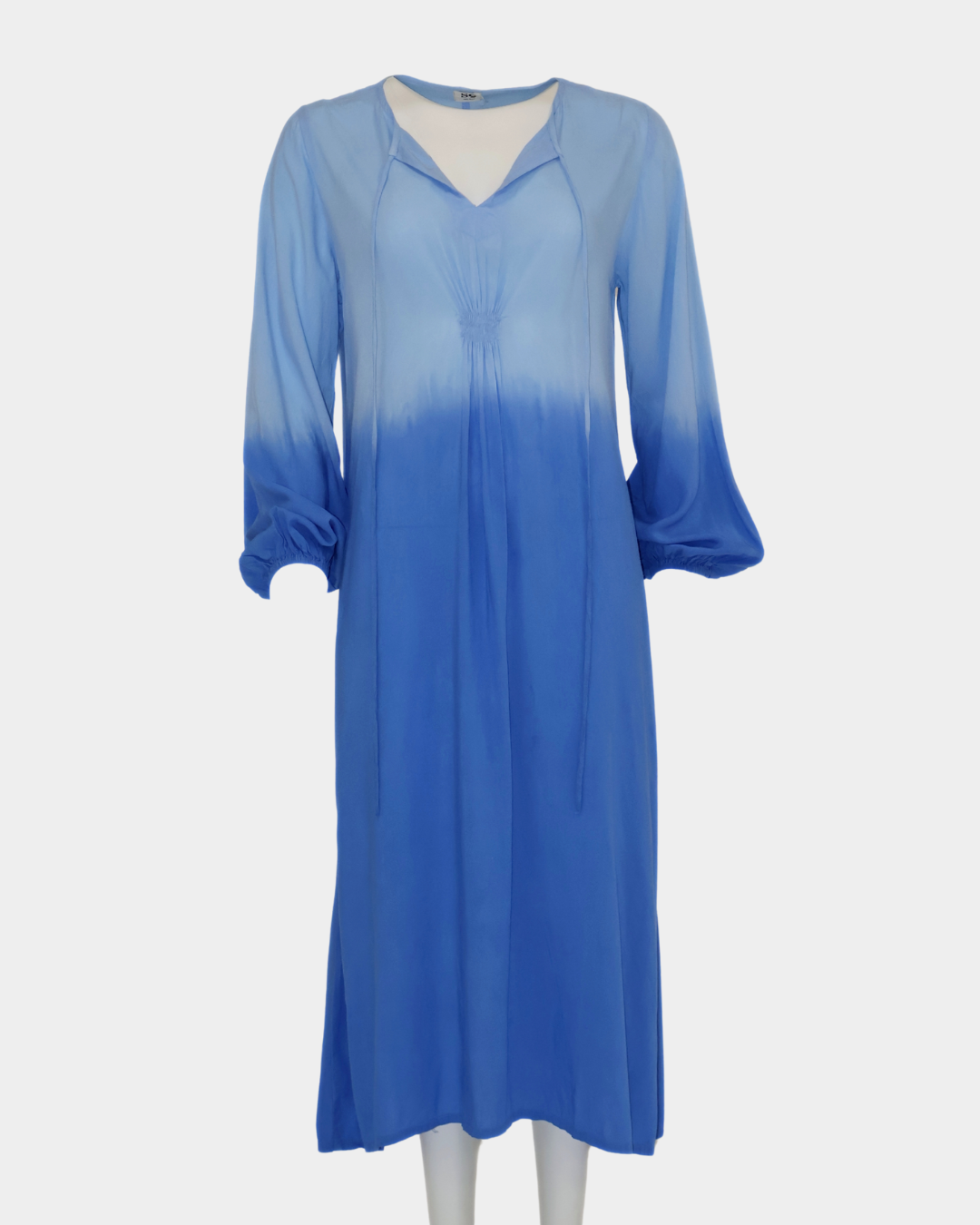 SC Leblon Maxi Dress - Ocean Blue Dipe Dye