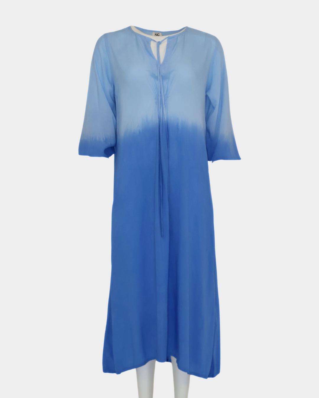 SC Leblon Maxi Dress - Ocean Blue Dipe Dye