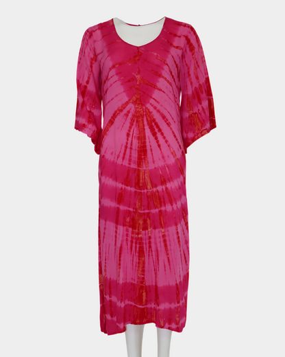 SC Zadar Shift Dress - Pink Tie Dye