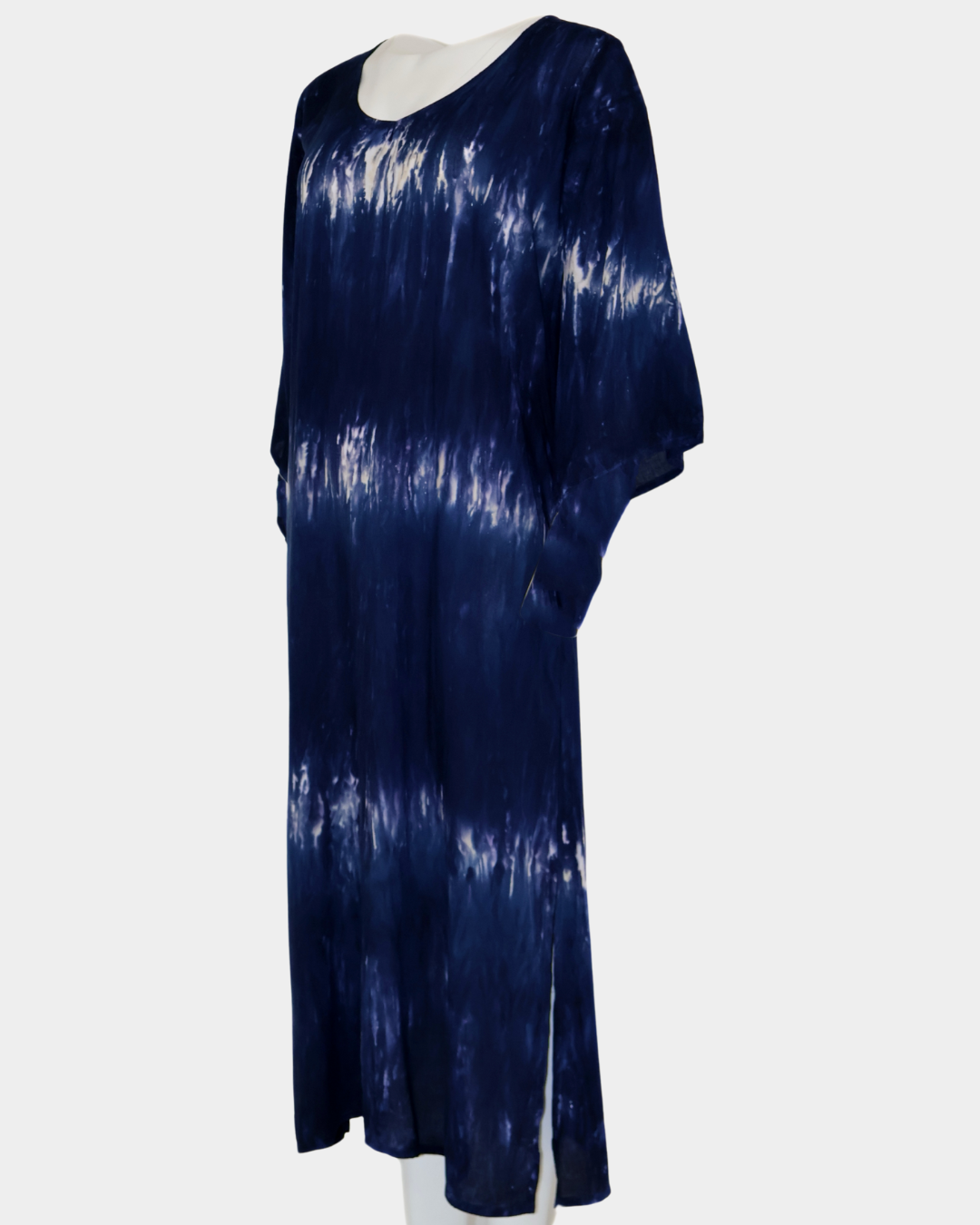 SC Zadar Shift Dress - Navy Tie Dye