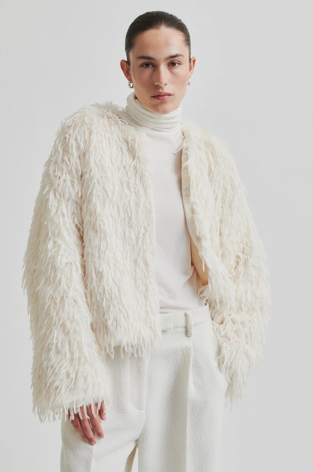 Second Female Amani Jacket - Coconut Milk