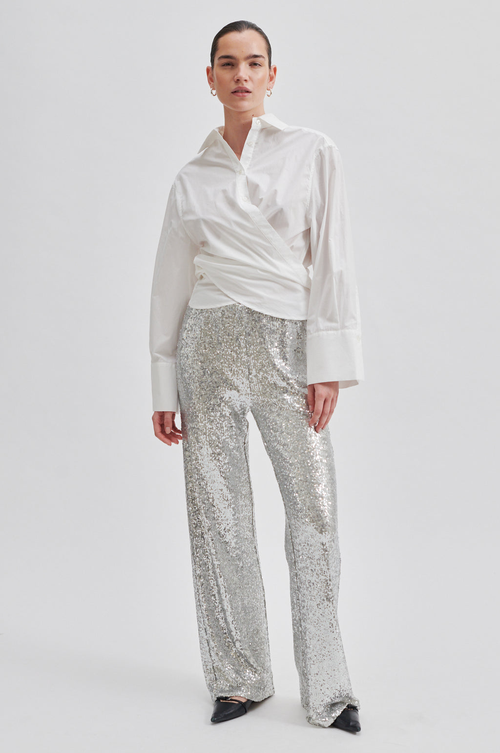 Second Female Aviaya Wrap Shirt - Snow White