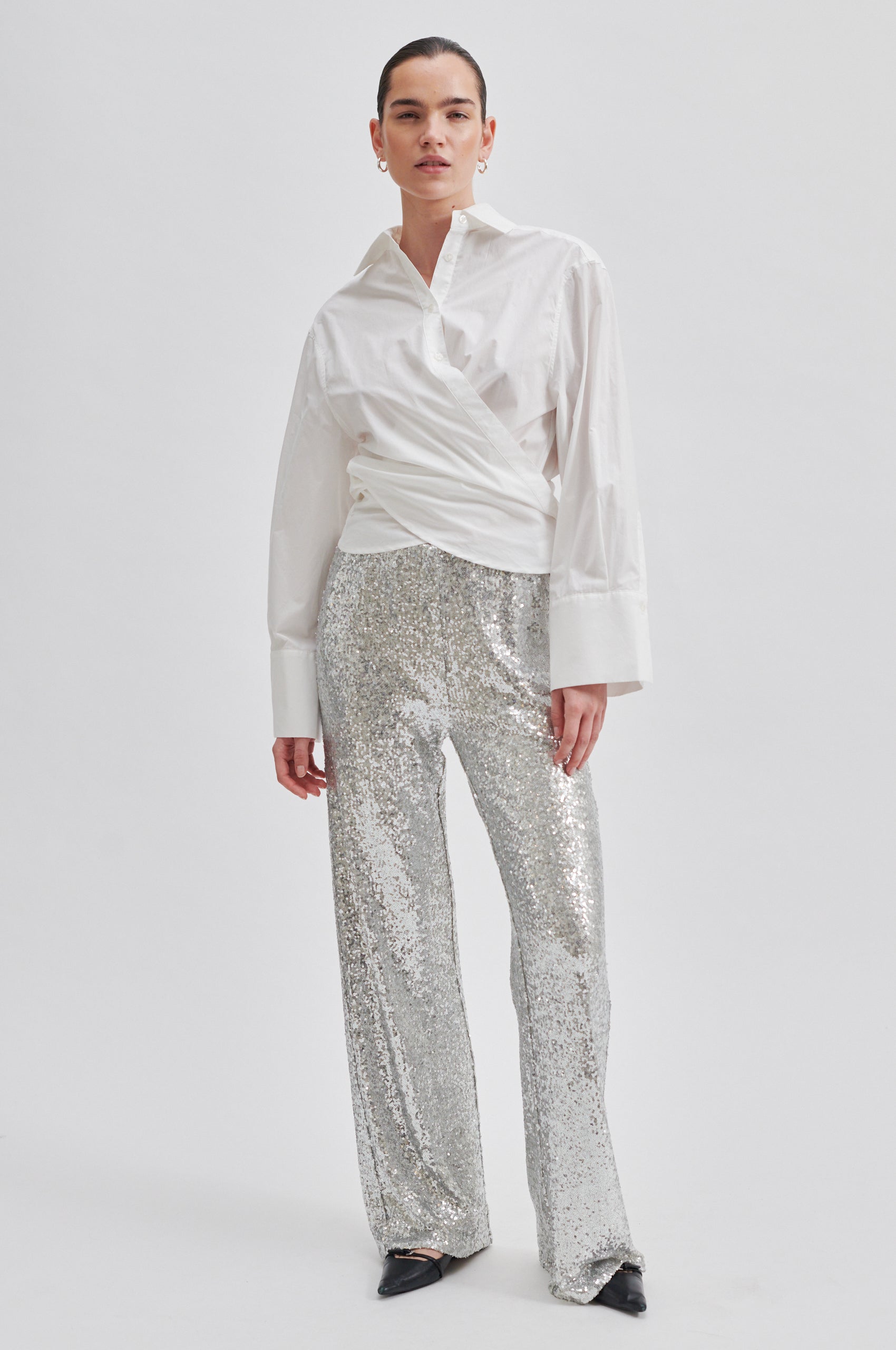 Second Female Aviaya Wrap Shirt - Snow White