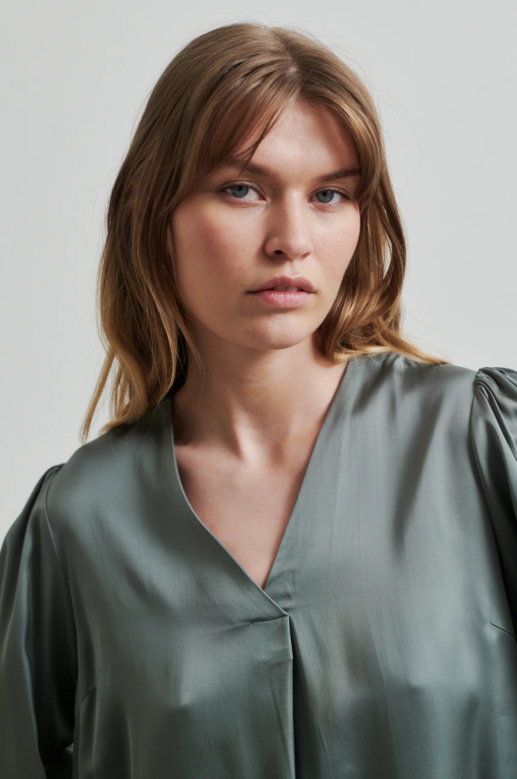 Second Female Barri Blouse - Agave Green