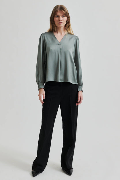 Second Female Barri Blouse - Agave Green