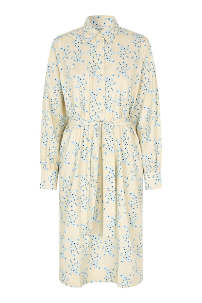 Second Female Claud Midi Dress - Powder Blue