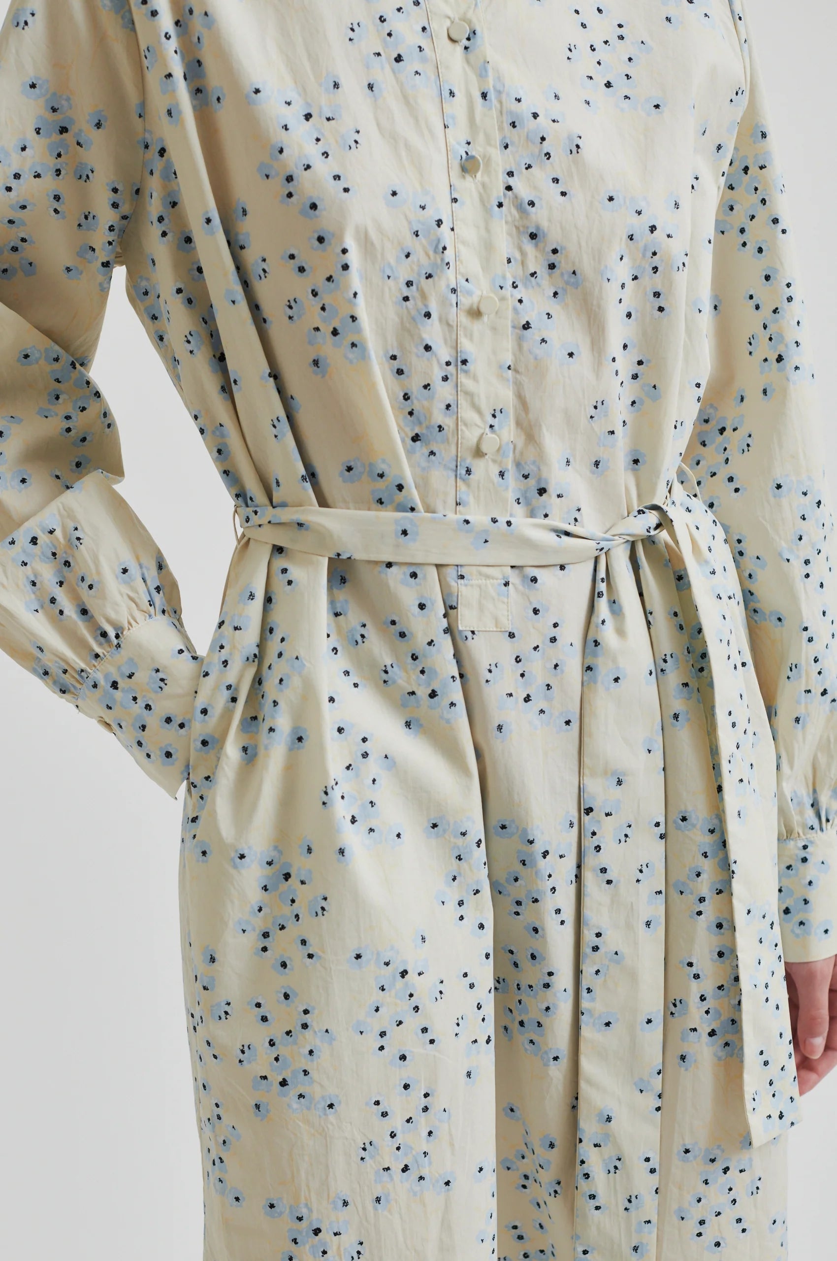 Second Female Claud Midi Dress - Powder Blue