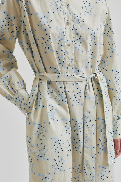 Second Female Claud Midi Dress - Powder Blue