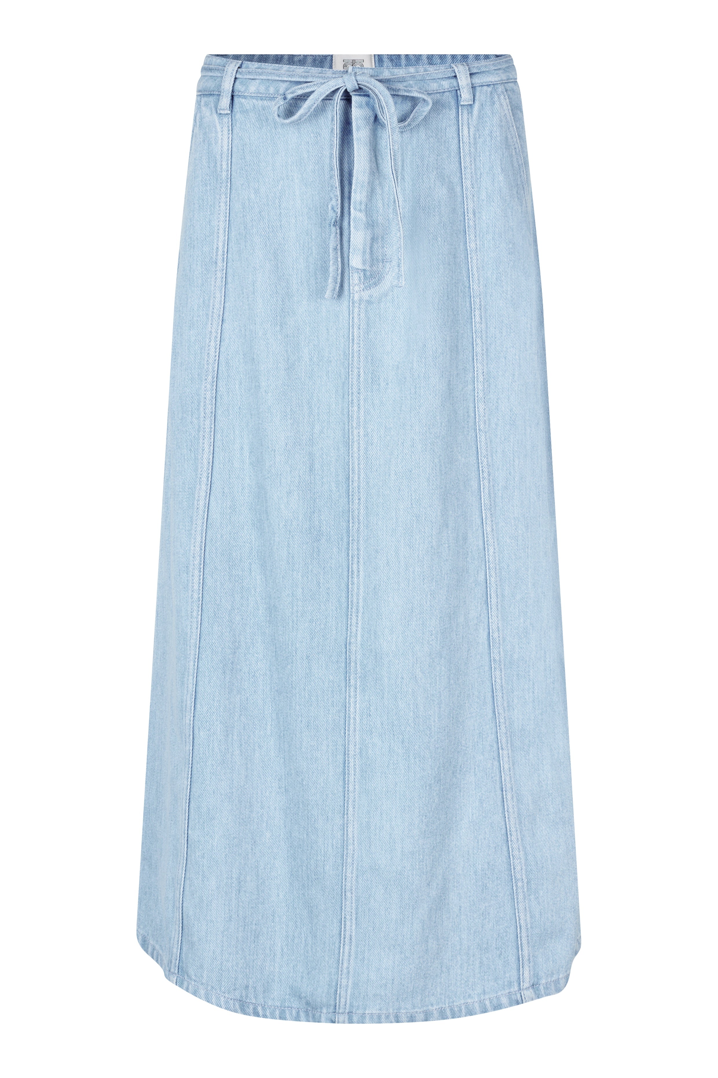 Second Female Irvin Denim Skirt - Light Blue Denim