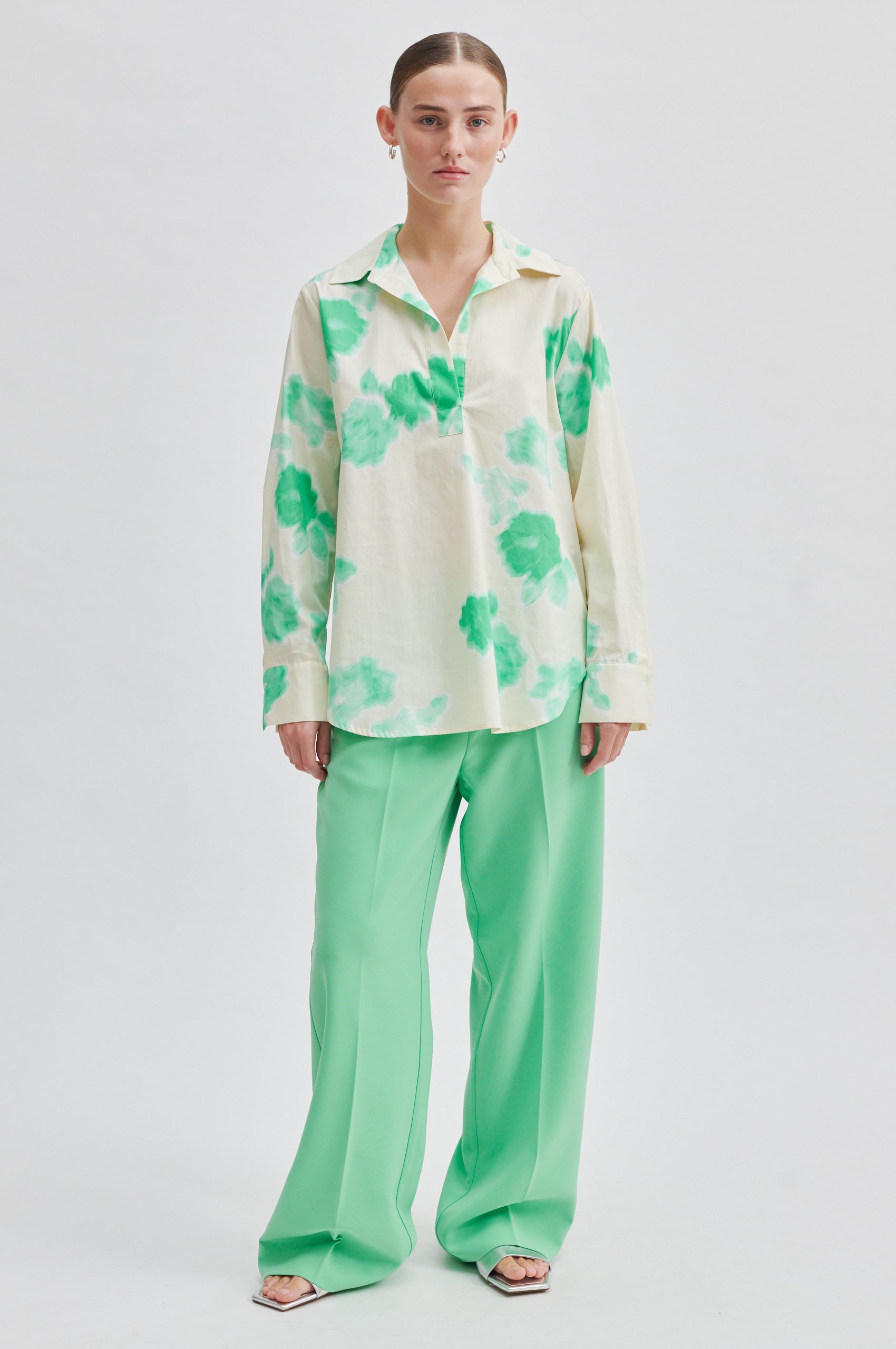 Second Female Kamna Printed Blouse - Spring Bud