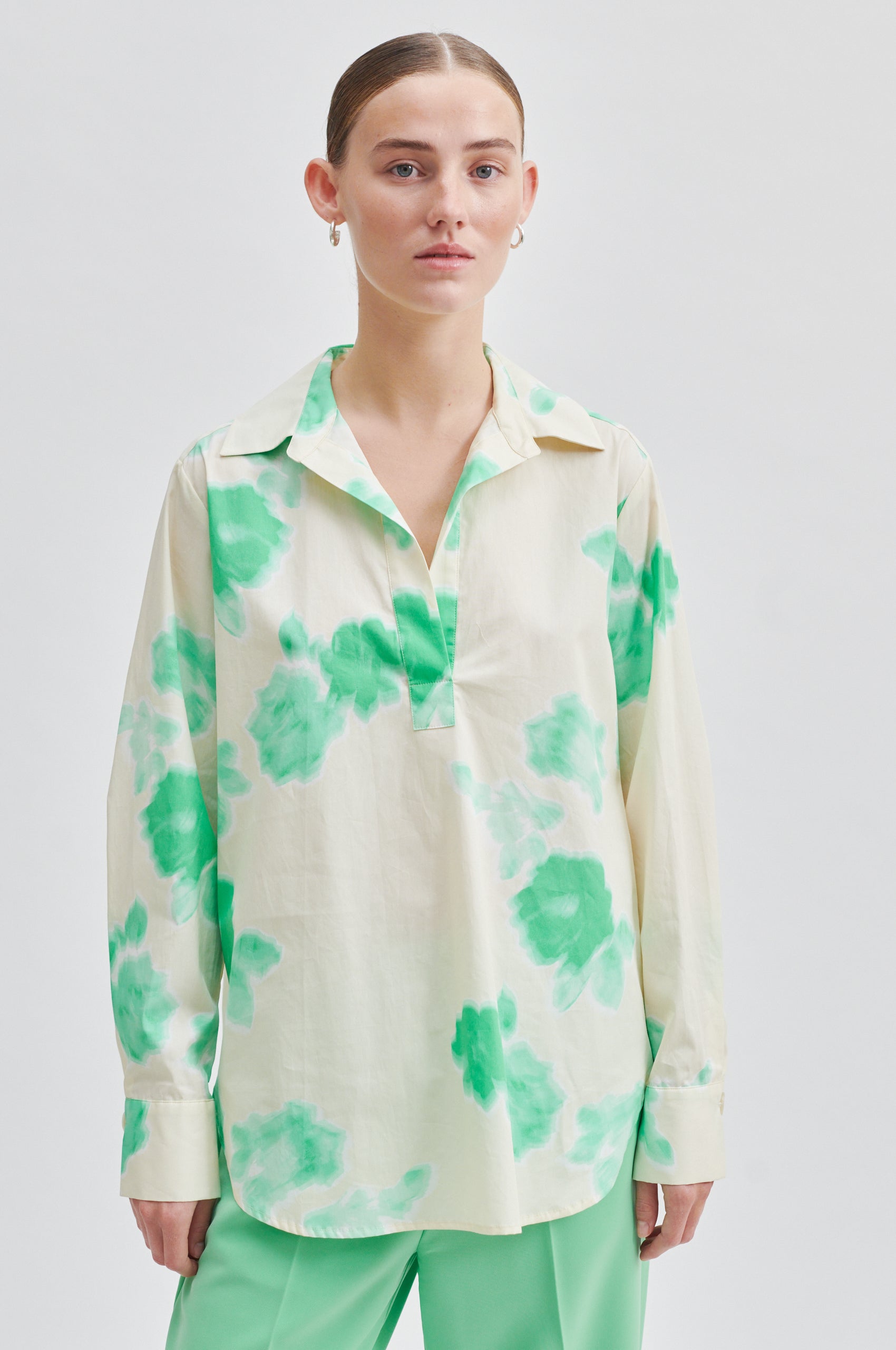 Second Female Kamna Printed Blouse - Spring Bud
