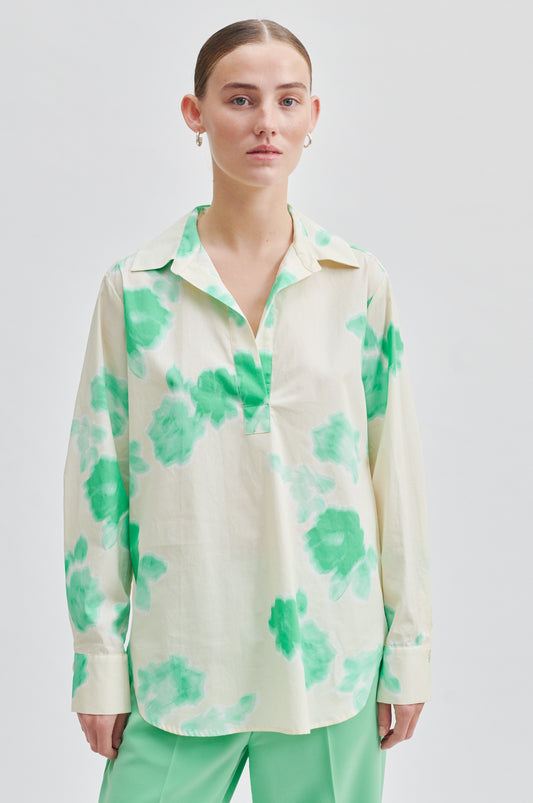 Second Female Kamna Printed Blouse - Spring Bud