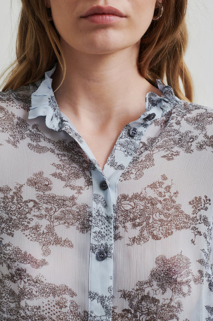 Second Female Maje Shirt - Cashmere Blue
