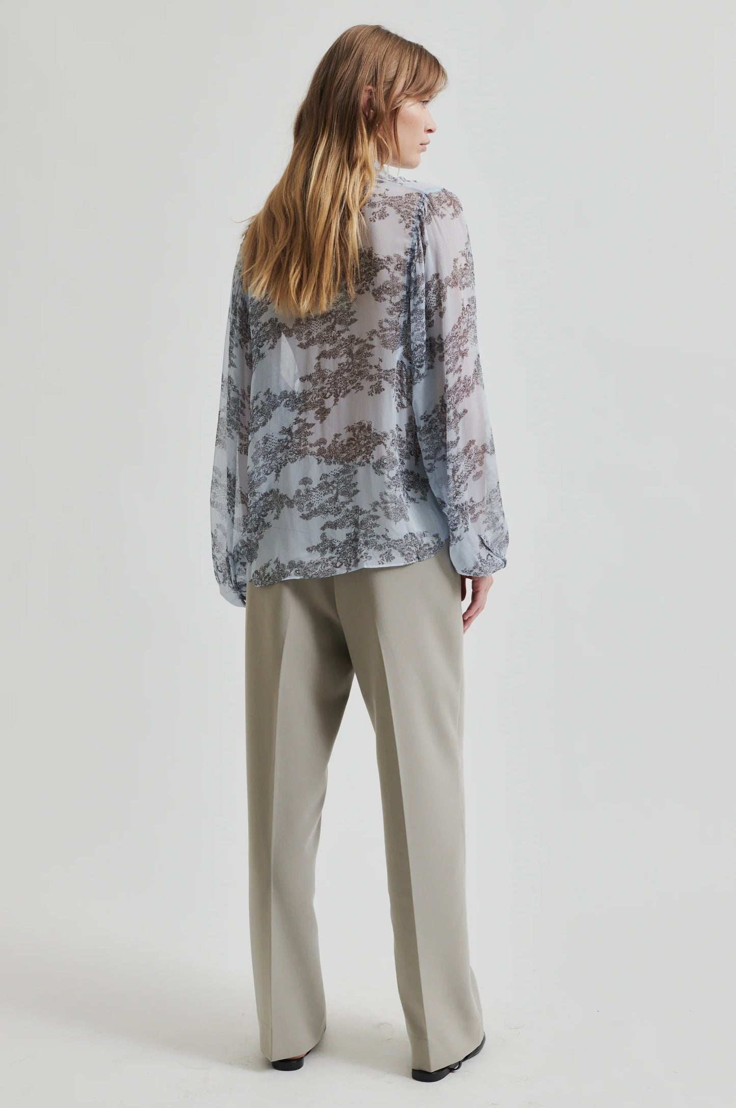 Second Female Maje Shirt - Cashmere Blue