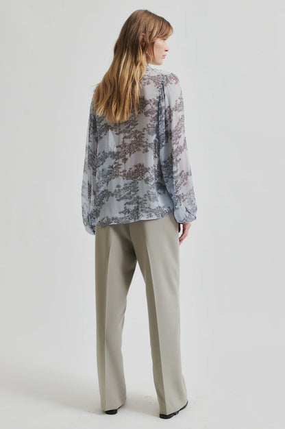 Second Female Maje Shirt - Cashmere Blue