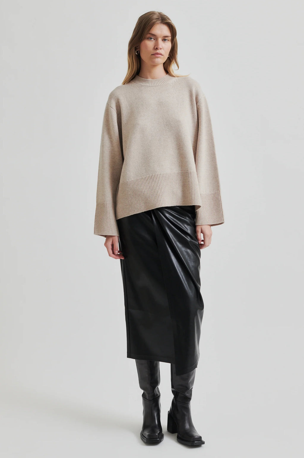 Second Female Seema New Skirt - Black