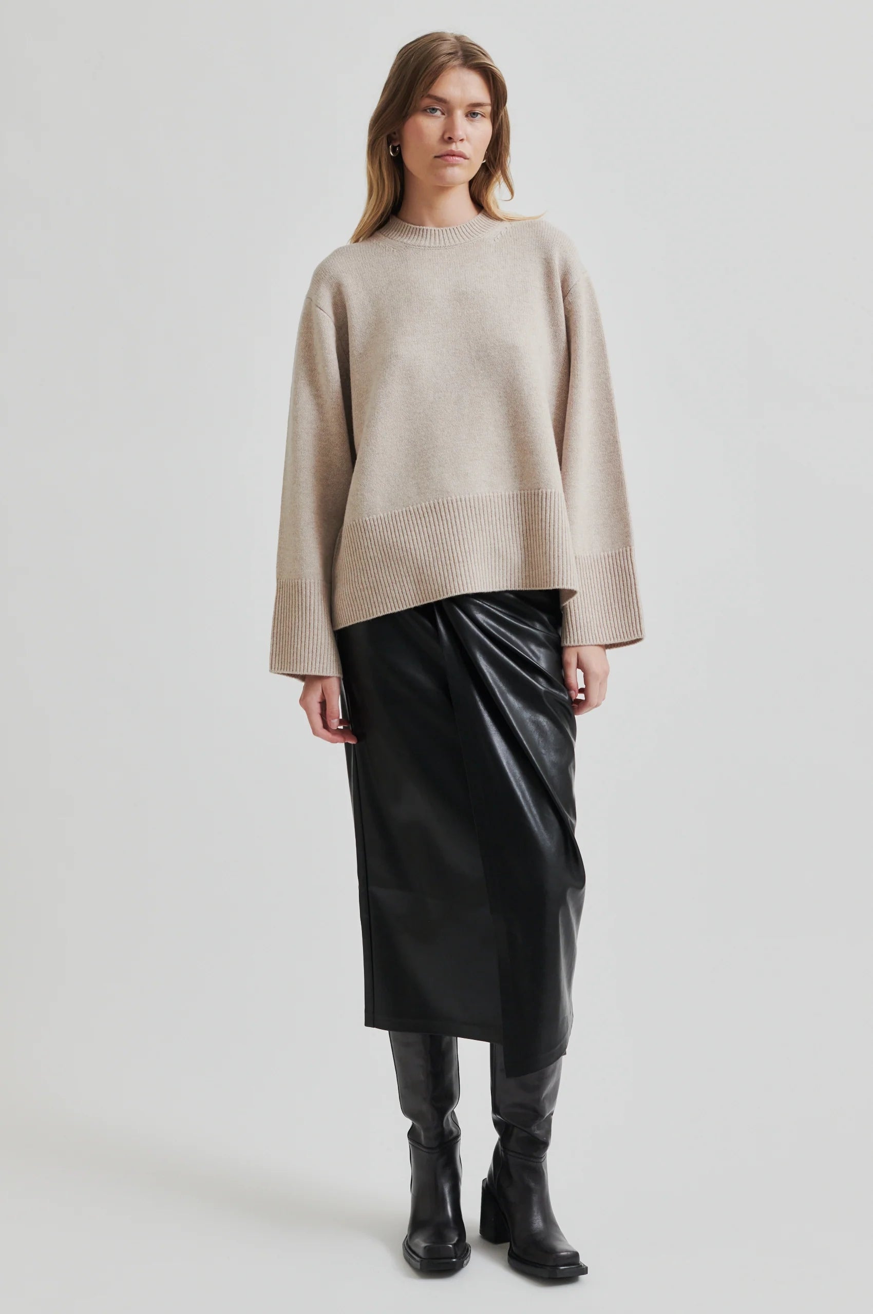 Second Female Seema New Skirt - Black