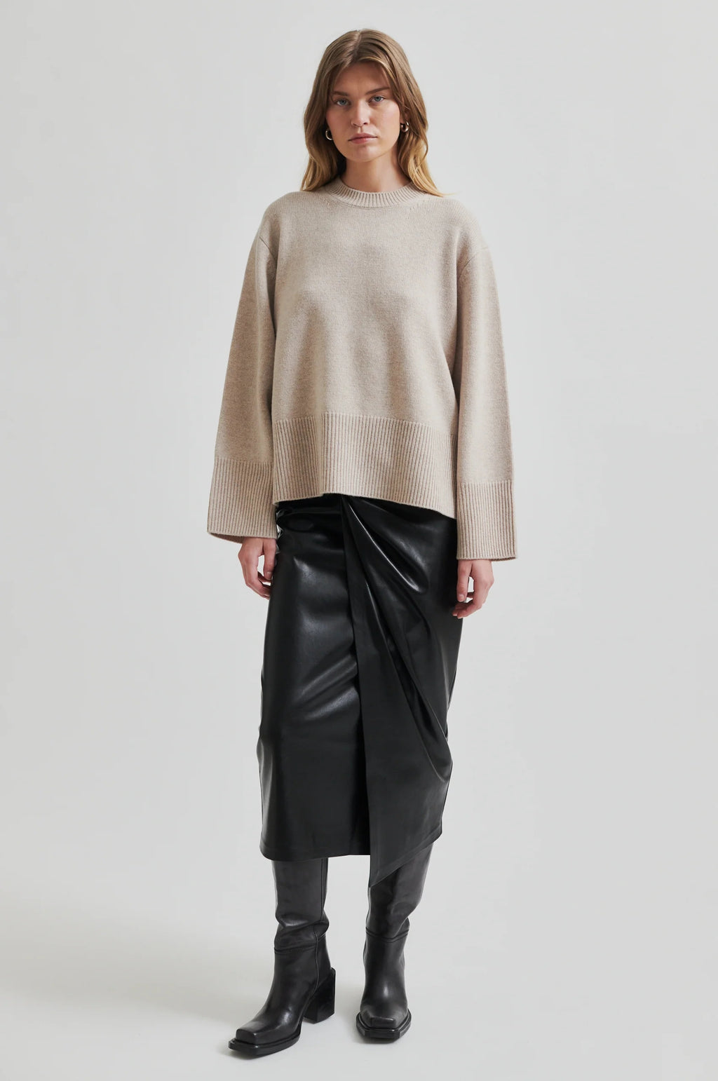 Second Female Seema New Skirt - Black