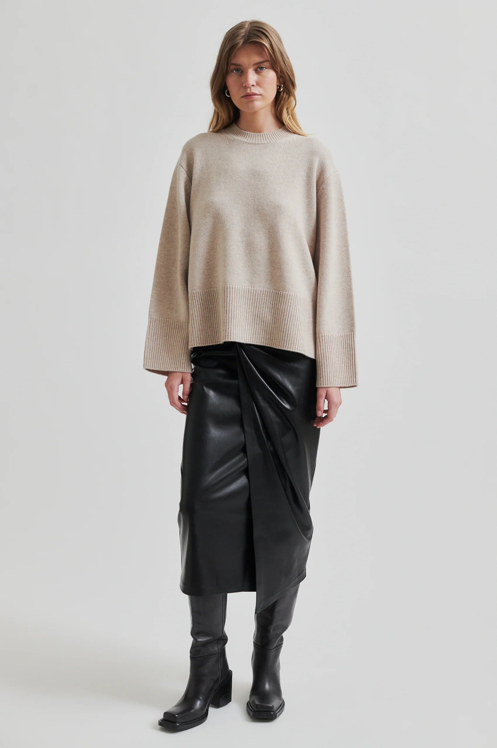 Second Female Seema New Skirt - Black