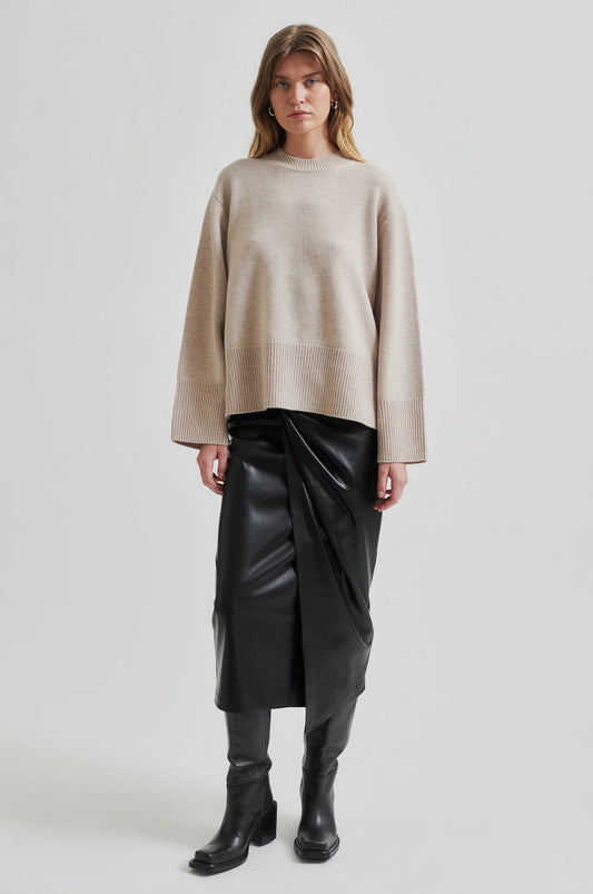 Second Female Seema New Skirt - Black