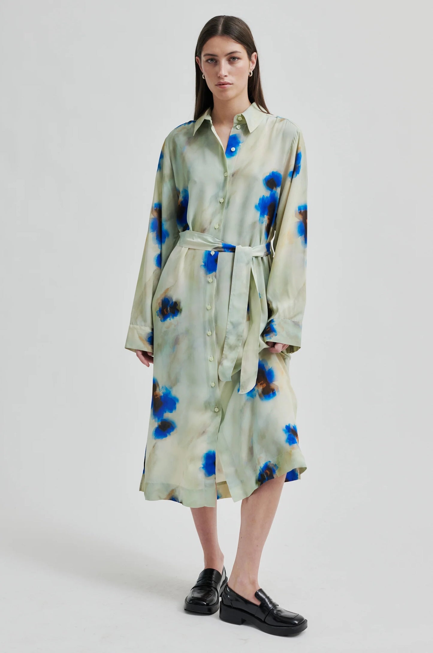 Second Female Thistle Shirt Dress - Surf the Web