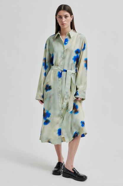 Second Female Thistle Shirt Dress - Surf the Web