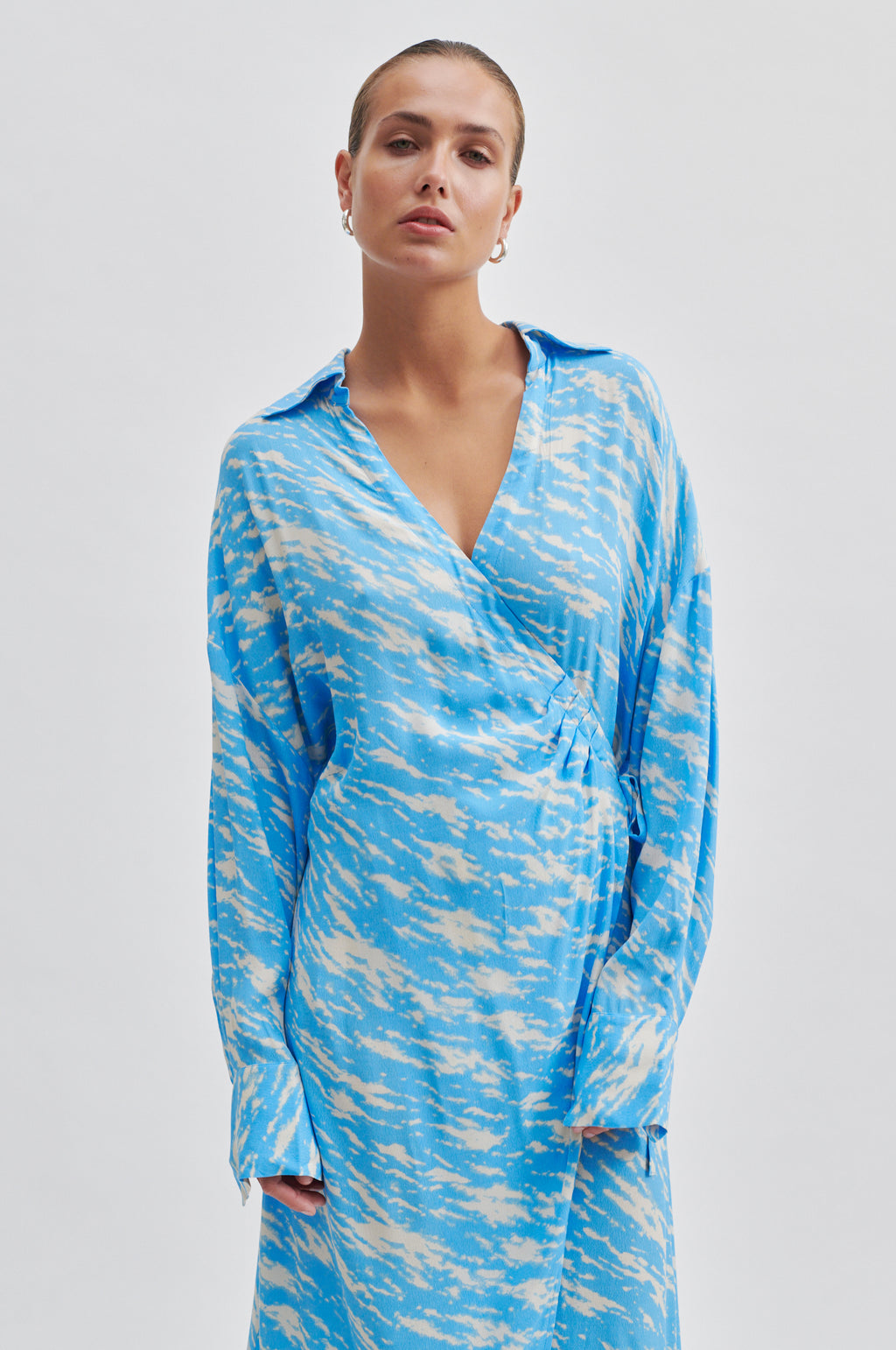 Second Female Corbett Printed Dress - Alaskan Blue