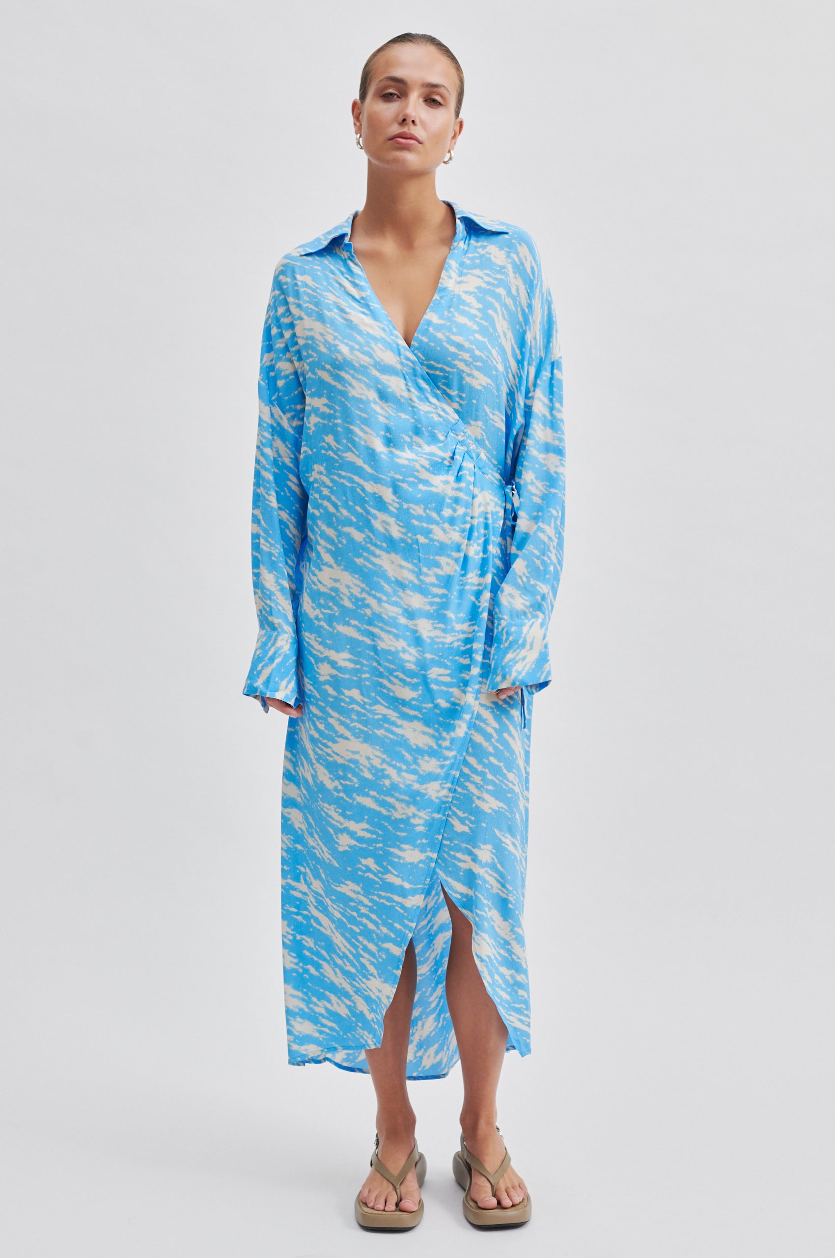 Second Female Corbett Printed Dress - Alaskan Blue