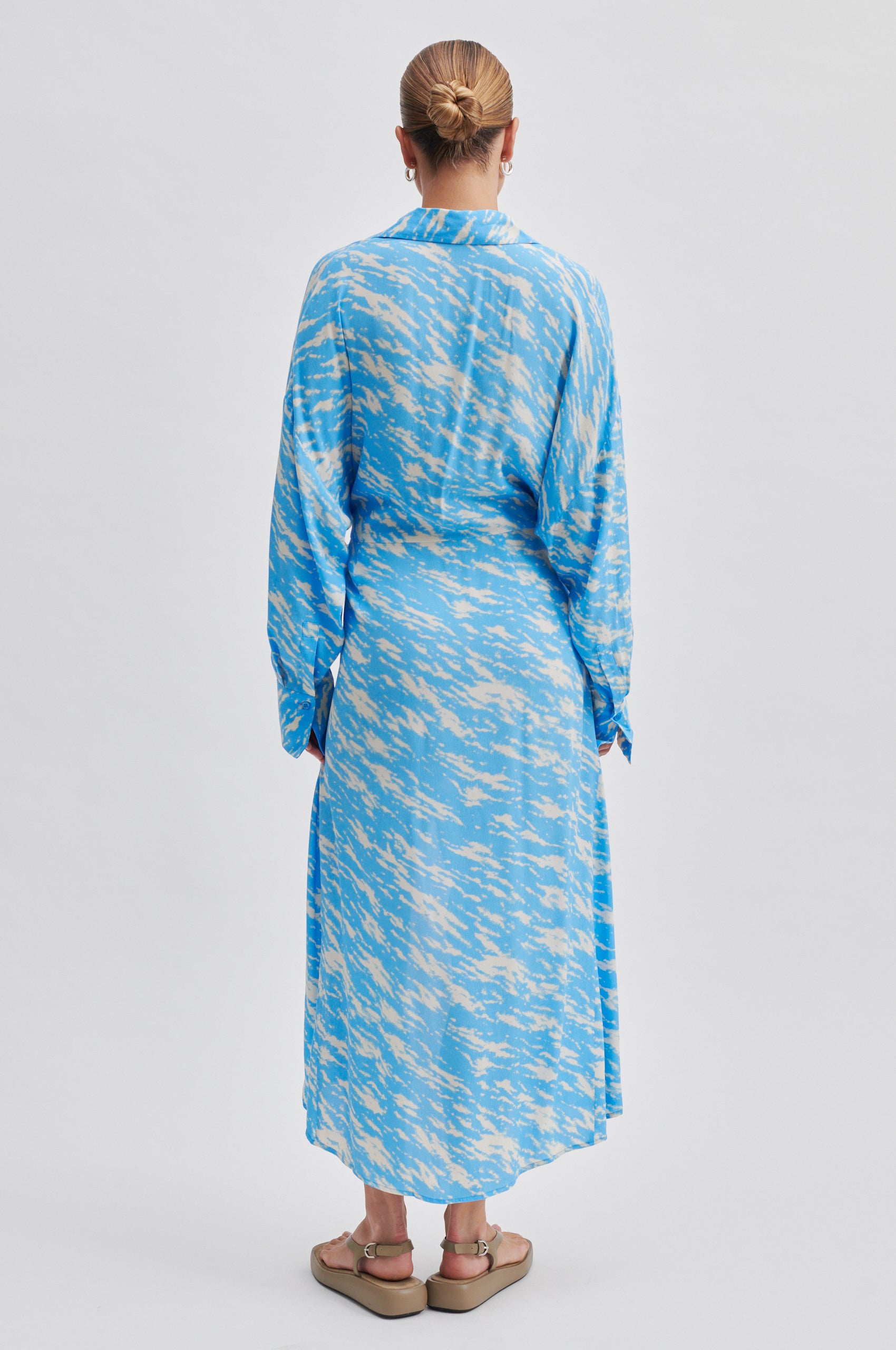 Second Female Corbett Printed Dress - Alaskan Blue