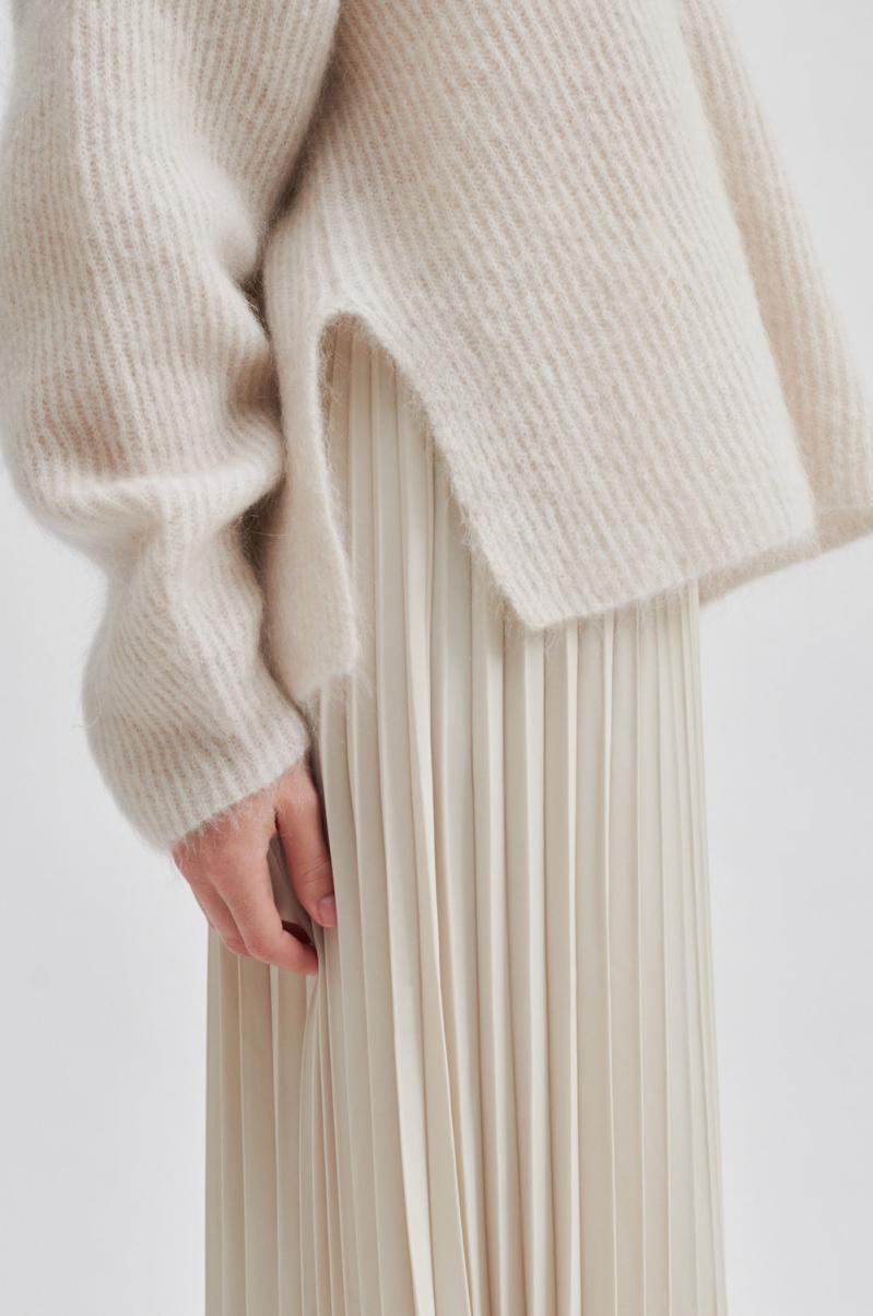 Second Female Esta Pleated Skirt - Pumice Stone