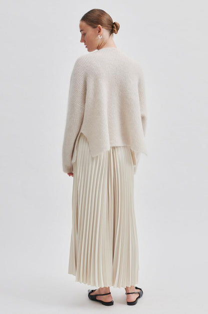 Second Female Esta Pleated Skirt - Pumice Stone