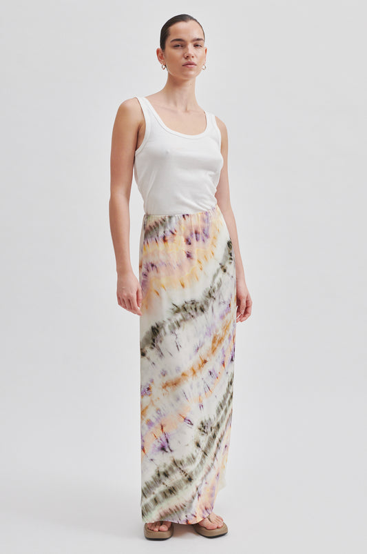 Second Female Sirana Printed Skirt - Tea