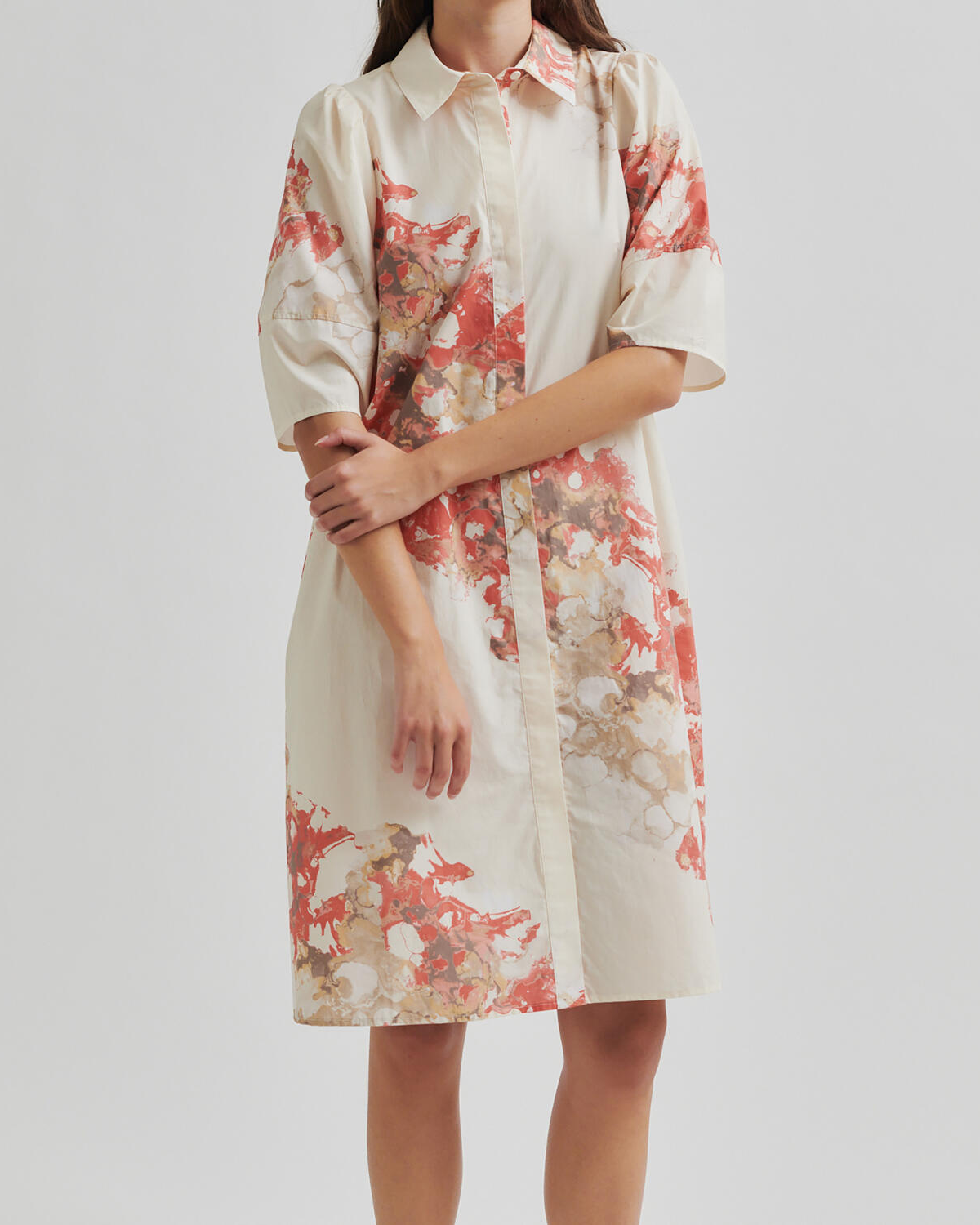 Second Female Sirmione Dress - Spiced Coral