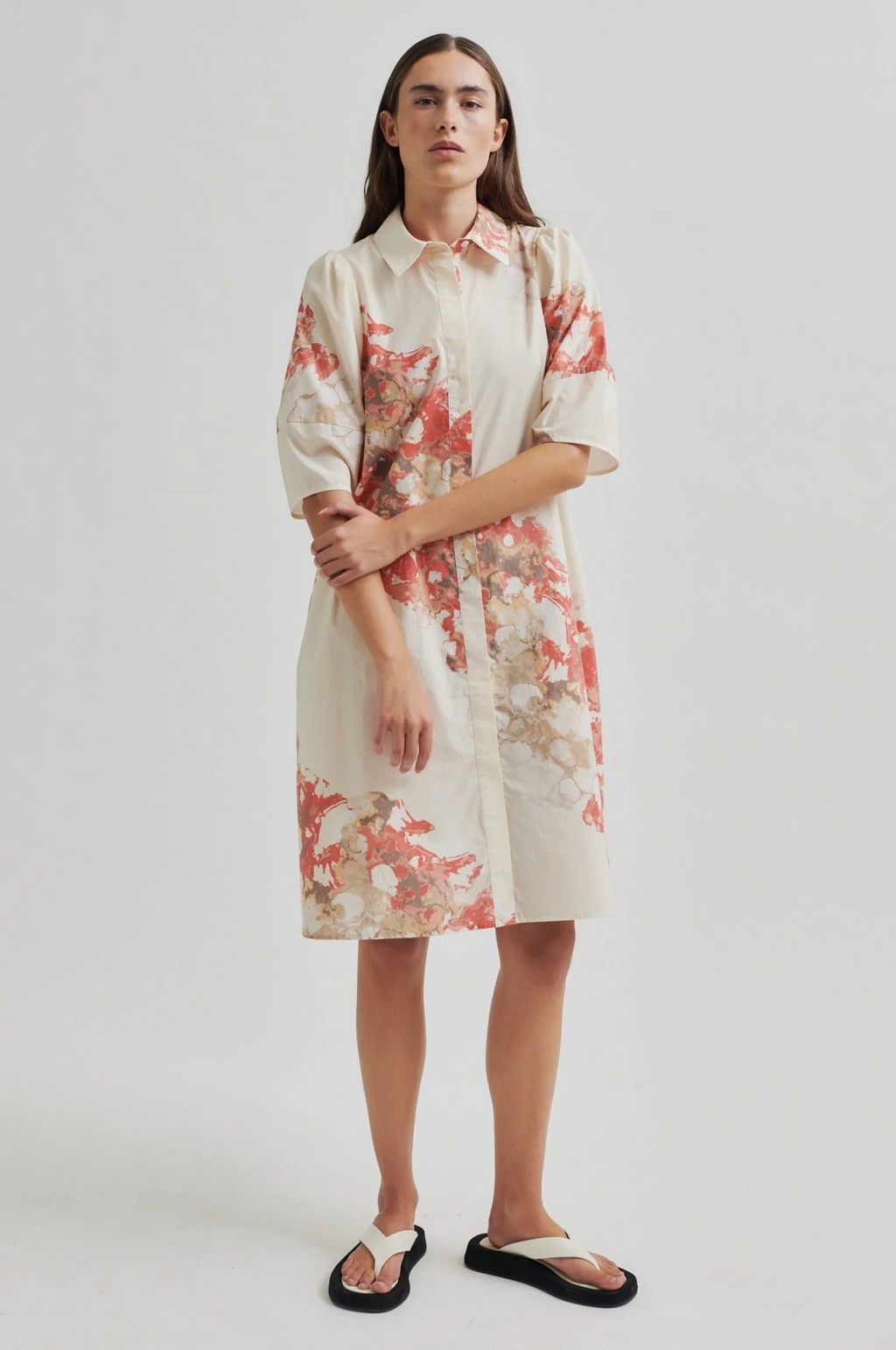 Second Female Sirmione Dress - Spiced Coral