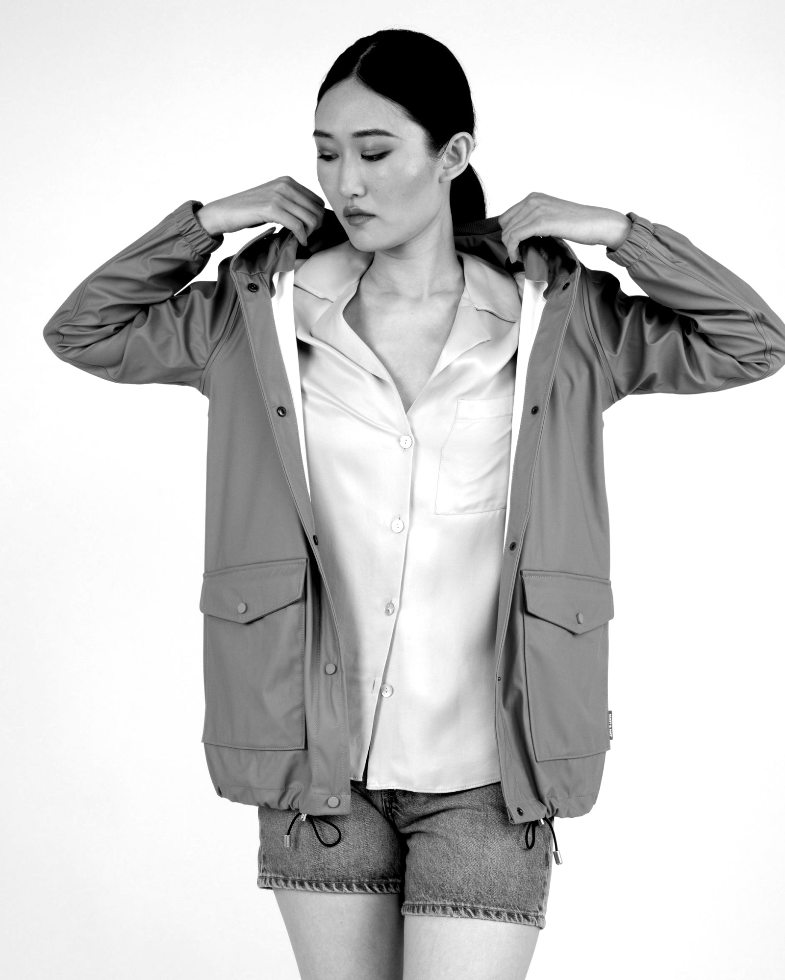 Matt & Nat Demee Jacket Womens Raincoat - Espresso