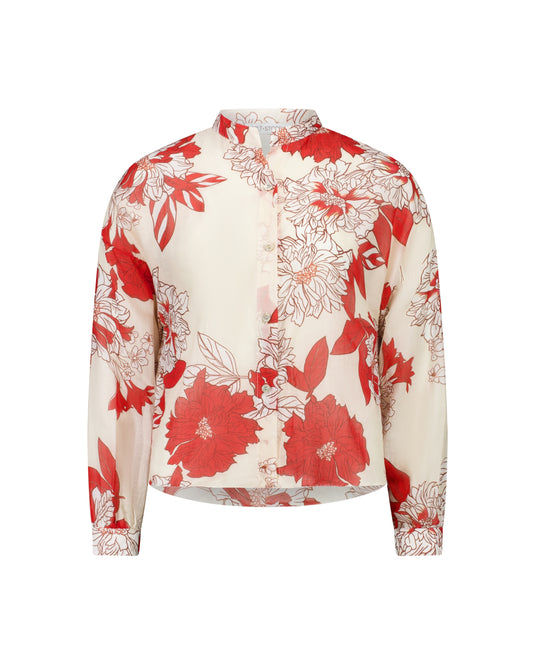 Salt+Stone Cali Shirt - Floral Bunch Red