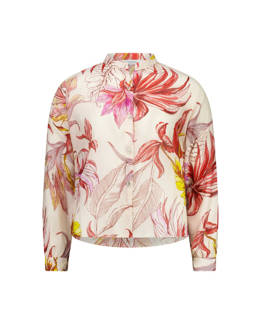 Salt+Stone Cali Shirt - Island Floral Fuchsia