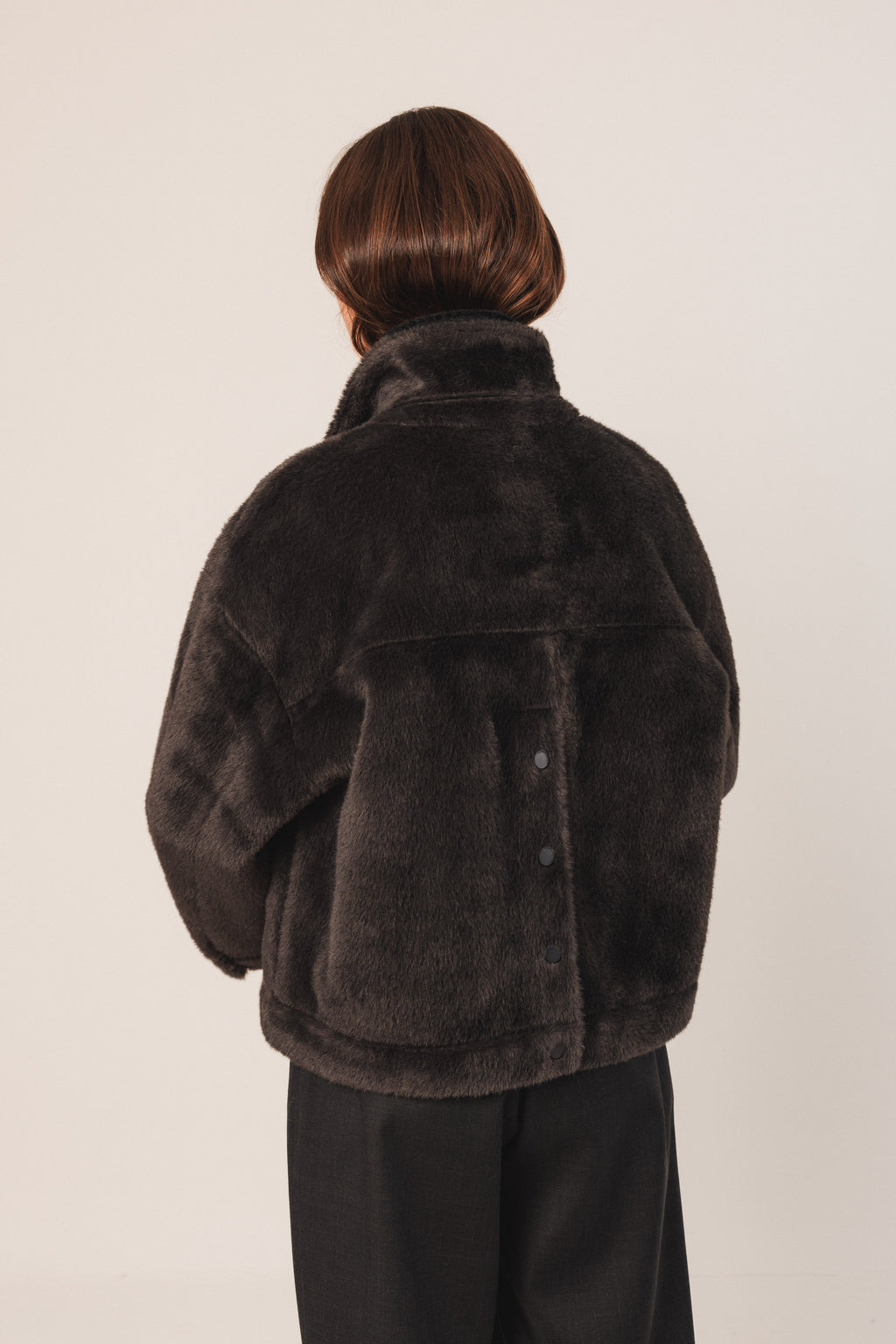 Indi & Cold Fur Jacket (ST650) - Antracita