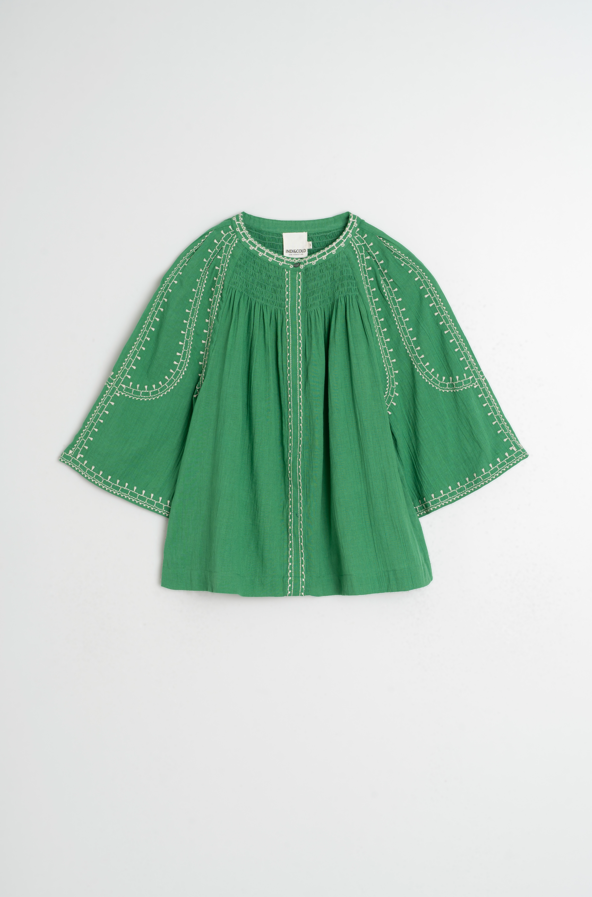 Indi & Cold S26 AD185 Bell Sleeve Shirt