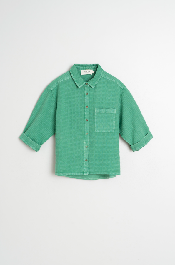 Indi & Cold S26 SK416 Oversize Combination Shirt