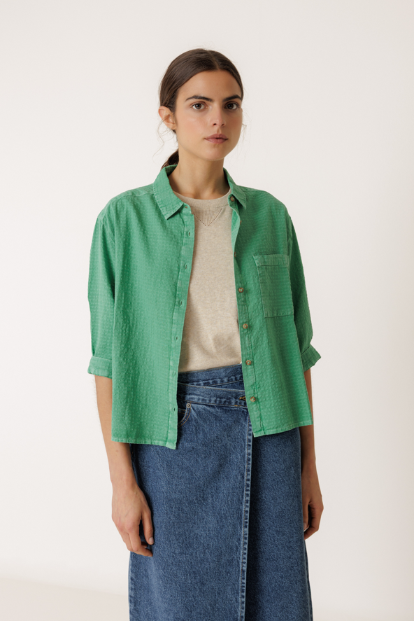 Indi & Cold S26 SK416 Oversize Combination Shirt