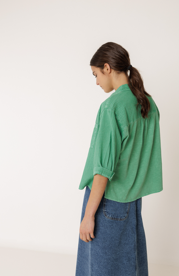 Indi & Cold S26 SK416 Oversize Combination Shirt